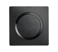 Debflex - Casual Evo - Interrupteur Va et Vient Complet - Interrupteur Mural Avec Plaque de Finition - Design Sobre - Facile à Installer - ABS - Installation Encastrée - Noir - 130 x 110 x 40 mm