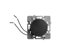 DEBFLEX - Casual Evo - Interrupteur Va et Vient - Interrupteur Mural Avec Voyant Lumineux - Installation Rapide - ABS - Installation Encastrée - Noir - 76 x 76 x 34 mm