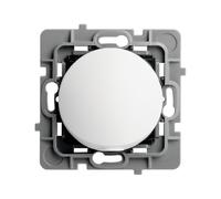 DEBFLEX - Casual Evo - Sortie de Câble avec Serre-Câble - Pour Dissimuler les Câblages des Fours et Radiateurs - Personnalisable - ABS - Installation Encastrée - Blanche - 74 x 74 x 36 mm