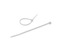 DEBFLEX Collier électricien - Collier Plastique Serrage - Attache de câble - Serre câble - Sachet avec accroche de 25 Colliers 2,5mm x 100 mm PA6,6 - Incolore - 709084 Debflex