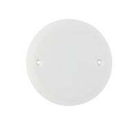 Debflex Couvercle rond boîte d'encastrement Ø86 mm à visser Blanc 718116