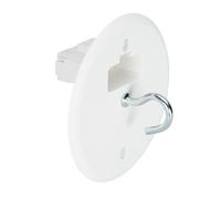 DEBFLEX - Couvercle D iam 88 mm + Crochet - Pour Pose de Luminaire au Plafond ou au Mur - Blanc