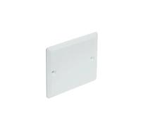 DEBFLEX - Couvercle de Finition Electrique Carré à Visser - pour Boîte Encastrement Standard D.67 mm - Plaque Carrée 85 x 85 mm - Blanc
