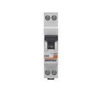 DEBFLEX - Disjoncteur 2A Phase + Neutre 3KA - Module Coupe-Circuit - Certifié NF - Installation dans Tableau Electrique - Gris