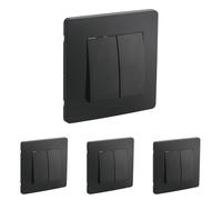 DEBFLEX Double Va Et Vient Noir - Gamme Caly - 749506 (Lot de 4)