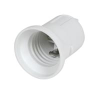DEBFLEX - Douille de Chantier E27 - Testeur D'installation E27 - Sécurise les Fils en Attente de Pose de Luminaire - Plastique - Blanc