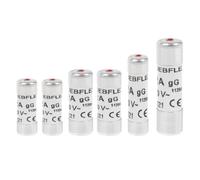 DEBFLEX électronique céramique Lot de 6 Fusibles avec Voyant 2X(10A+16A)+ 1X(20A+32A) -Nf-Deblex 715007, Gris