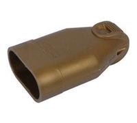 DEBFLEX Fiche électrique femelle droite 2 pôles 6A - or G