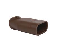 Debflex - Fiche Femelle 2p 6a Droite A Coiffe Marron - 713460