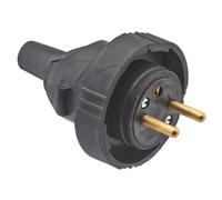 DEBFLEX Fiche mâle 2P+T 16 A caoutchouc