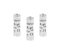 Debflex Fusible électronique 10,3x31,5 16 A 380 V céramique avec voyant – Lot de 3