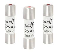 DEBFLEX Lot de 3 Fusibles 10.3x38 25 A