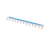 Debflex Peigne de raccordement 707080 – Réversible phase/neutre 10 mm² L.225 mm Noir/Bleu