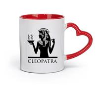 DEBINGY céramique Grandes tasses à thé, café et chocolat chaud Égypte Pharaon Pyramide Sphinx Momie （11oz/320ml） Lave-vaisselle et micro-ondes, pour le bureau et la maison Rouge