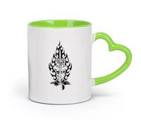 DEBINGY céramique Tasses pour la maison et le bureau Marines Marines Soldats de l'armée Morts à la guerre （11oz/320ml） Cadeau de bureau unique pour femme et homme Vert
