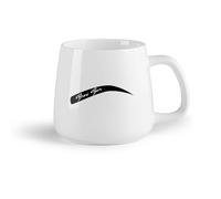 DEBINGY Fruta de cerámica Taza de Café Lápiz de cejas Master Lápiz de cejas Bar Maquillaje para mujeres Salón de belleza Lápiz de cejas Estudio （14oz/400ml） Apto para microondas