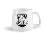 DEBINGY Fruta de cerámica Taza de Café Sala de lucha de Ultimate Warriors Deportes de combate Artes marciales （14oz/400ml） Regalo para hombre o mujer