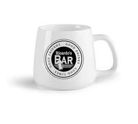DEBINGY Fruta de cerámica Taza de té o café original Bar Taberna Vino Sala de juegos Buena bebida Tiempo con amigos （14oz/400ml） Para Té, Café, Leche, Capuchino