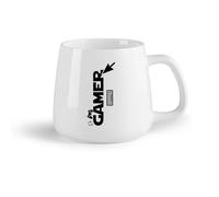DEBINGY Fruta de cerámica Tazas de café de gres con asa Cámara para la sala de juegos que incluye ratón, teclado y mando （14oz/400ml） Para el hogar y la oficina