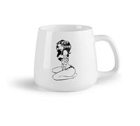 DEBINGY Fruta de cerámica Tazas de té, café y chocolate caliente Chica en bikini de anime con atractivo sexual （14oz/400ml） Para Té, Café, Leche, Capuchino
