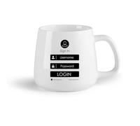 DEBINGY Fruta de cerámica Tazas de té y café Formulario de inicio de sesión Juego Iniciar sesión de jugador Diversión Jugar （14oz/400ml） Para el hogar o el trabajo