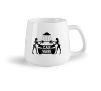 DEBINGY Fruta de cerámica Tazas de té y café Logotipo de lavado de autos Servicio de automóviles Tienda de automóviles （14oz/400ml） Gran regalo para parejas