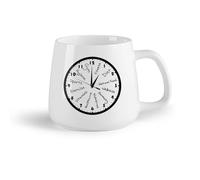 DEBINGY Fruta de cerámica Tazas para Chocolate Caliente Gimnasio Gimnasio Reloj Ejercicio Entrenamiento Deportes Dieta （14oz/400ml） Para la oficina y el hogar