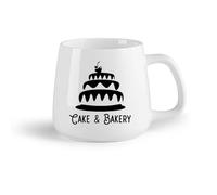 DEBINGY Fruta de cerámica Tazas para Hogar y Oficina Pastelería Panadería Cocina Dulces Dulces Pastelería （14oz/400ml） Café, té, latte, leche, cacao, zumo y otras bebidas calientes