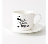 DEBINGY Tasses pour la maison et le bureau Citations inspirantes : L'avenir commence aujourd'hui （6oz/175ml） Pour la maison et le bureau Service à thé tasse et soucoupe (blanc)