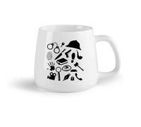 DEBINGY Tazas Grandes para Té, Café y Chocolate Caliente Inteligencia de detección （14oz/400ml） Regalo divertido para amantes del café, mejores amigos del trabajo, compañeros de trabajo y amigos