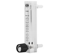 Débitmètre 1-10 LPM, Débitmètre d'air avec valve de contrôle Acrylique Outils de mesure du débitmètre oxygène/air/gaz