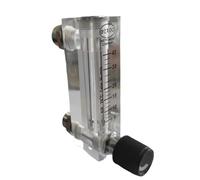Débitmètre 1/4 "Femael 6-1000ml 0.1-100L par Min LZM-6T débitmètre acrylique à gaz rotamètre avec vanne de contrôle(4-40 LPM)