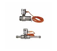 Débitmètre 1 pièce RS485 24 VCC capteur transmetteur de débit ultrasonique à turbine liquide pour eau, huile comestible, méthanol, bière, diesel, essence, lait, alcool pour l'eau, diesel, gaz
