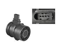 Débitmètre 12 V Heißfilmmassensensor 4-polig VALEO pour U. A. BMW 1er