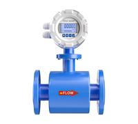 Débitmètre 4-20mA RS485 DN50, pipeline d'eau liquide intégré électromagnétique(DN200 rubber lining 4 20mA RS485)