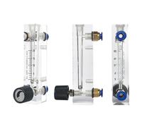 Débitmètre 6-600 ml par minute 0,1-1000 l/min Enfichable 6 8 10 mm Panneau acrylique LZM-6T Rotamètre à gaz N2 CO2 avec vanne(2 20L)