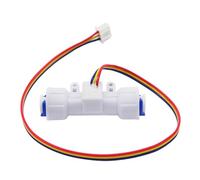 Débitmètre à effet Hall ABS, connexion rapide, 1.2 | Raccord de connecteur en plastique 1 / 4 pouces pour compteur de débitmètre de distributeur d ' eau avec Installation