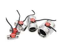 Débitmètre à effet Hall en acier inoxydable, capteur de débit d'eau électromagnétique, fluide industriel for distributeur plomberie(YF-B5-S 6points 50mm)