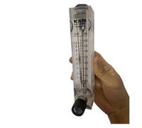 Débitmètre à Flotteur Débitmètre Liquide LZM-15T, débitmètre d'eau, rotamètre à Panneau avec vanne de régulation 0,2-2 l/Min 0,2-3 l/Min 0,5-4 l/Min 1-7 l/Min 10-100 l/h(0.5-4LPM)