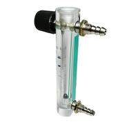 Débitmètre à flotteur d'oxygène O2 en plastique acrylique avec vanne et installation sur panneau réglable, 8 mm, 0 à 35 LPM LZM-6T(0.2-2 LPM L-93mm)