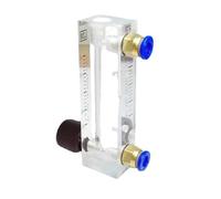 Débitmètre à flotteur en acrylique LZM-4T Air 0,1-10 LPM Push In 6 8 10 mm avec vanne Installation sur panneau réglable