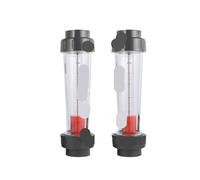 Débitmètre à flotteur en plastique série LZS, 1 pièce, débitmètre for traitement de l'eau en ligne DN15 DN50, zone Variable, Type de Tube Transparent(Gluing Socket,DN40 1-10m3 Per H)