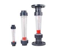 Débitmètre à flotteur en plastique série LZS, 1 pièce, débitmètre for traitement de l'eau en ligne DN15 DN50, zone Variable, Type de Tube Transparent(DN50 0.6-6m3 Per H,Female Thread)