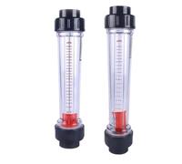 Débitmètre à flotteur en tube plastique, 1 pièce, LZS-40 LZT-40 DN40 1-10M3 0.6-6M3 0.4-4M3 1.2-12M3 VC débit(DN40 1.2-12m3 h,INTERNAL THREAD TYPE_SHORT)