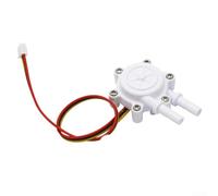 Débitmètre à hall pour distributeurs de café et d'eau - Capteur en PVC à connexion rapide - Mesure précise des liquides - Design compact Blanc 11 x 11 x 9 cm (S303,2 0degrés)
