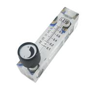 Débitmètre à panneau d'air, rotamètre avec Valve, Tube de 6mm de diamètre extérieur, 0.1-1LPM 0.2-2LPM 0.3-3LPM 0.5-5LPM 1-10LPM LZM-4T(Tube OD 8mm,0.3-3LPM)