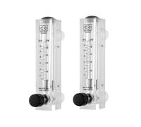 Débitmètre à rotamètre liquide acrylique LZM-25ZT for air et eau, dispositif de mesure débit gaz réglable montage sur panneau(Gas40-160Nm3-h)