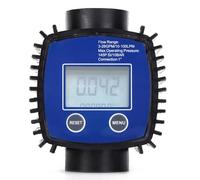 Débitmètre à turbine 2,5 cm en ligne avec capteur de débit diesel, jauge de débit d'eau, filetage mâle, outils de mesure du débit