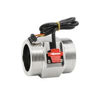 Débitmètre à turbine en acier inoxydable 304 à filetage externe DN20 DN30 G1 G1/2 G1/4 G3/4 1 pouce capteur de débit d'eau à impulsion(66mm G1-2)