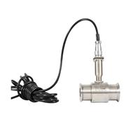 Débitmètre à turbine, raccord tri-clamp sanitaire, sortie de signal d'impulsion, débit étendu 12 V CC(DN10)